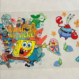 SpongeBob & Friends Cup Decal (117)